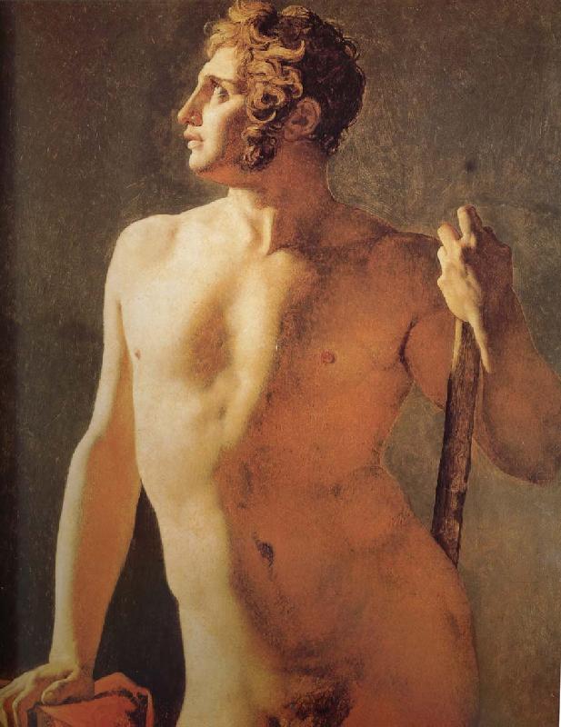 Jean-Auguste Dominique Ingres Man oil painting image